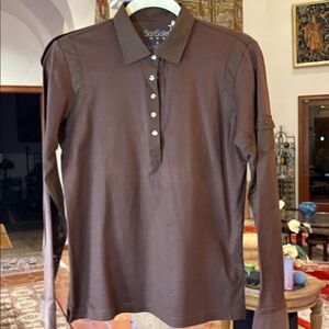 San Soleil Brown, Long Sleeve Top